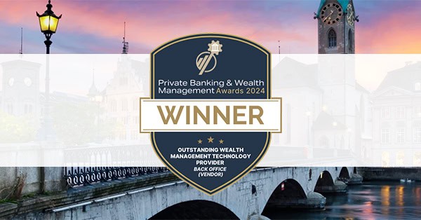 ERI awarded “Outstanding Wealth Management Technology Provider – Back Office” at the Private Banking and Wealth Management DACH Awards 2024.